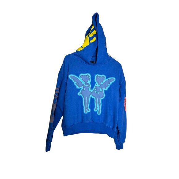 Drake FATD For All The Dogs Hoodie Blue Mens size small Sweatshirt Related - Picture 1 of 11